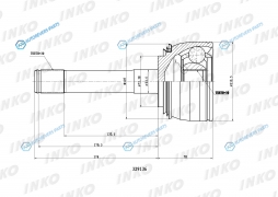 329136 ШРУС внешний 3030