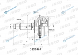 319046A ШРУС внешний 2823 ABS 44