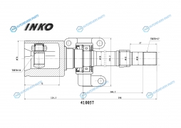 410057 ШРУС внутренний 2730 | прав