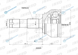 305059 ШРУС внешний 3529