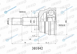 301042 ШРУС внешний 2230