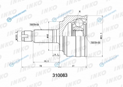 310083 ШРУС внешний 2630
