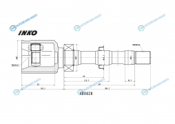 480028 ШРУС внутренний 2427 | прав