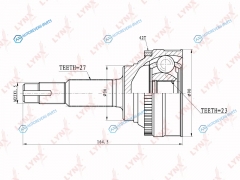 CO-5706A ШРУС наружный | перед правлев
