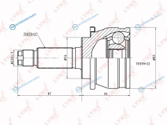CO-7106 ШРУС наружный | перед правлев
