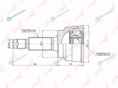 CO-5109 ШРУС наружный | перед правлев