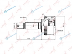 CO-3610 ШРУС наружный | перед правлев