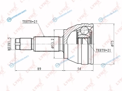 CO-3009 ШРУС наружный | перед правлев