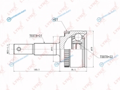 CO-3638A ШРУС наружный | перед правлев
