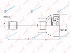 CO-5723 ШРУС наружный | перед правлев
