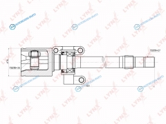 CI-3404 ШРУС внутренний | перед правлев