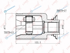 CI-3405 ШРУС внутренний | перед правлев
