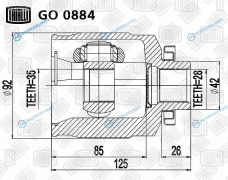 GO 0884 ШРУС внутр. прав.