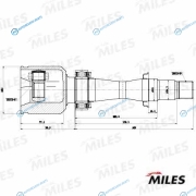 GA12074 ШРУС TOYOTA CAMRY IV-V V30V40 2.0-2.4 01-11 внутр. правый  GA12074
