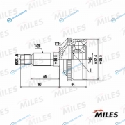 GA20713 ШРУС MAZDA MPV II 99-06 наружн. GA20713