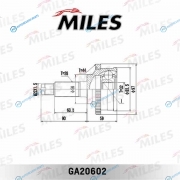 GA20602 ШРУС MAZDA MPV II 2.02.0D 99-06 нар. +ABS GA20602