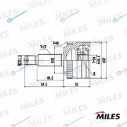 GA20724 ШРУС KIA SPORTAGE II 2.02.0CRDI 04- наружн.  GA20724