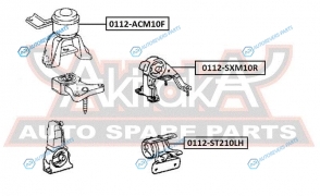 0112-ST210LH Подушка двигателя | лев