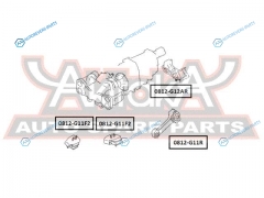 0812-G12AR Подушка двигателя АТ | зад правлев