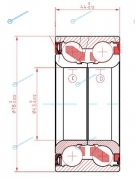 ST-44300-SNA-951 Подшипник перед ступицы HONDA CIVIC FKFDFN 06-