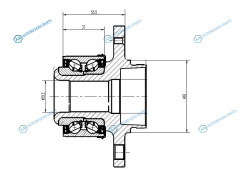 ST-6R0407621A Ступичный узел перед AUDI A1A2SKODA FABIAVW POLO 02-