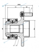 ST-1471854 Ступичный узел перед FORD C-MAXFOCUS II 03-