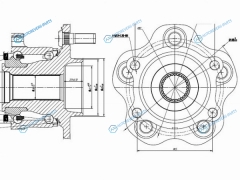 ST-43202-JP20A Ступичный узел задн. NISSAN TEANA TNJ32 4WDMURANO NZ51