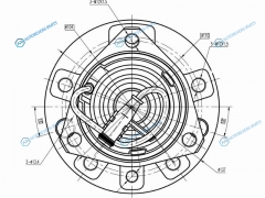 ST-1603254 Ступичный узел перед OPEL ASTRA HZAFIRA (5 шпилек) 05-