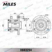 DB83294 Ступица с подшипником SUBARU TRIBECA 05- зад. DB83294