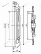 ST-WFD039 Комплект сцепления FORD C-MAXFOCUS II 1.4.1.6.1.6TiMONDEO IV 1.6TiVOLVO C30S40V50 1.6