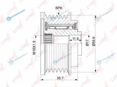PA-1180 Муфта свободного хода генератора