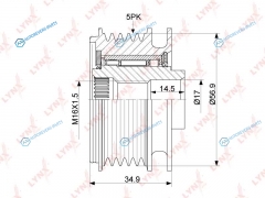 PA-1131 Муфта обгонная шкива генератора