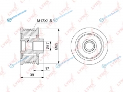 PA-1124 Обгонная муфта шкива генератора