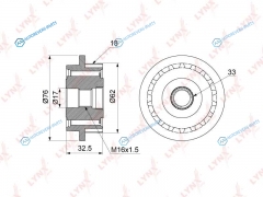 PA-1084 Муфта обгонная шкива генератора