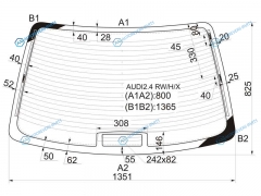 AUDI2.4 RWHX Стекло заднее с обогревом AUDI 100 4D 90-97AUDI A6 C4 94-97