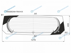 4455BGNH RWHX Стекло заднее с обогревом KIA PICANTO 17-