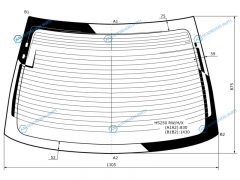 HS250 RWHX Стекло заднее с обогревом LEXUS HS250hTOYOTA SAI AZK10 10-