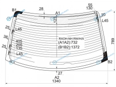 RXOH-NH RWHX Стекло заднее с обогревом TOYOTA CHASER 96-01
