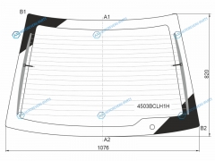 4503BCLH1H Стекло заднее с обогревом ВАЗLADA 2112 5D HBK 99-09