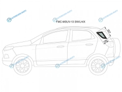 FMC-MSUV-13 SWLHX Стекло кузова (собачник) заднее левое FORD ECOSPORT 13-