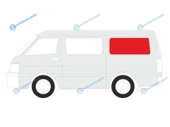SLJ SWLHHX Стекло кузова (собачник) заднее левое с антеной HONDA STEP WAGON 05-09