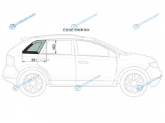 EDGE SWRHX Стекло кузова (собачник) заднее правое триплекс FORD EDGELINCOLN MKX 06-14