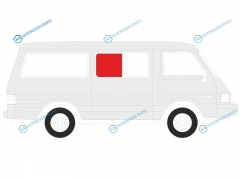 H-I SFRH2 Стекло кузова переднее правое N2 HYUNDAI H1-STAREX 97-07