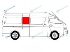 RH200-LU SFRH2X Стекло кузова переднее правое N2 TOYOTA HIACE H200 (LUXURY VERSION) 04-