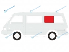 KIA2.7 SRLH1 Стекло кузова среднее левое N1 KIA BESTA 94-97