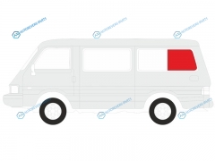 H100 SRLH4 Стекло кузова среднее левое N4 HYUNDAI GRACE 94-04