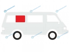 ST-H100 SRRH3 Стекло кузова среднее правое N3 HYUNDAI GRACE H100 94-04