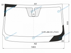 CHR-J68-CS LFWX Стекло лобовое + дд (без VIN) CHERY TIGGO 4 17-TIGGO 8 18-