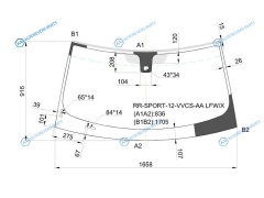 RR-SPORT-12-VVCS-AA LFWX Стекло лобовое + дд (универсальный VIN) LR RANGE ROVER SPORT 09-13