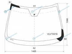 VLVT0019 Стекло лобовое + дд (универсальный VIN) VOLVO XC90 02-12